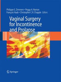 Couverture de l’ouvrage Vaginal Surgery for Incontinence and Prolapse