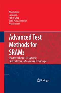 Cover of the book Advanced Test Methods for SRAMs