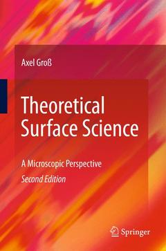 Couverture de l’ouvrage Theoretical Surface Science