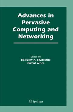 Cover of the book Advances in Pervasive Computing and Networking
