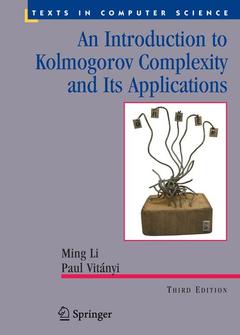 Cover of the book An Introduction to Kolmogorov Complexity and Its Applications