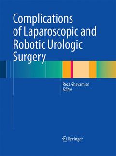 Couverture de l’ouvrage Complications of Laparoscopic and Robotic Urologic Surgery