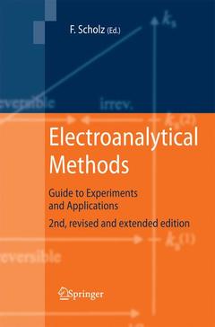 Couverture de l’ouvrage Electroanalytical Methods