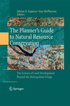 Couverture de l’ouvrage The Planner’s Guide to Natural Resource Conservation: