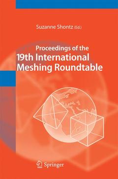 Couverture de l’ouvrage Proceedings of the 19th International Meshing Roundtable