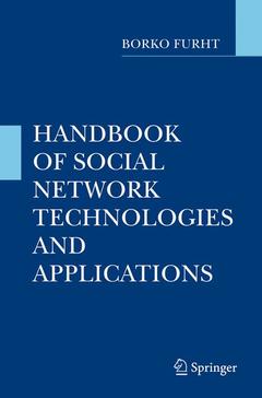 Couverture de l’ouvrage Handbook of Social Network Technologies and Applications