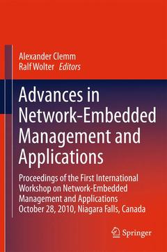 Couverture de l’ouvrage Advances in Network-Embedded Management and Applications