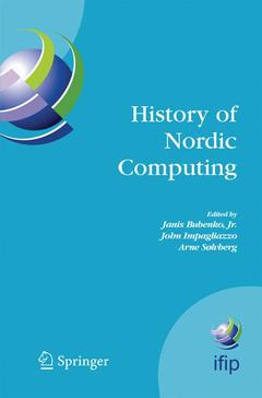 Couverture de l’ouvrage History of Nordic Computing