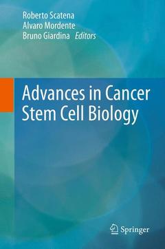 Couverture de l’ouvrage Advances in Cancer Stem Cell Biology