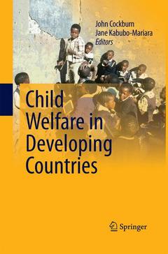 Couverture de l’ouvrage Child Welfare in Developing Countries