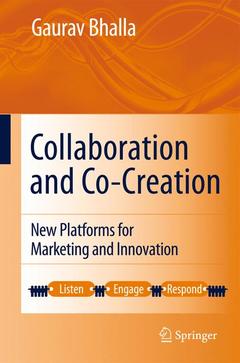 Couverture de l’ouvrage Collaboration and Co-creation