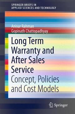Couverture de l’ouvrage Long Term Warranty and After Sales Service
