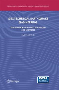 Cover of the book Geotechnical Earthquake Engineering