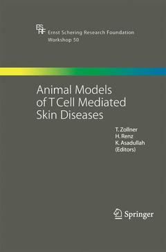 Couverture de l’ouvrage Animal Models of T Cell-Mediated Skin Diseases