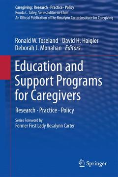 Cover of the book Education and Support Programs for Caregivers