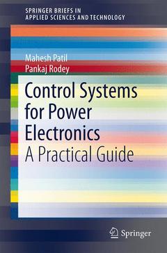 Couverture de l’ouvrage Control Systems for Power Electronics