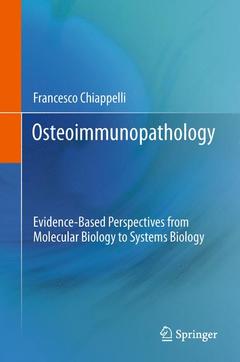Couverture de l’ouvrage Osteoimmunopathology