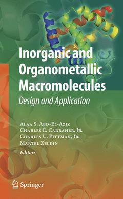 Couverture de l’ouvrage Inorganic and Organometallic Macromolecules