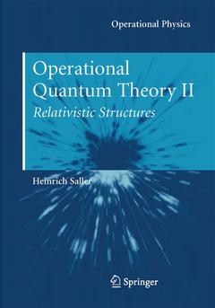 Cover of the book Operational Quantum Theory II
