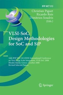 Couverture de l’ouvrage VLSI-SoC: Design Methodologies for SoC and SiP