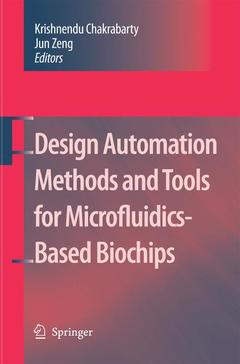 Couverture de l’ouvrage Design Automation Methods and Tools for Microfluidics-Based Biochips