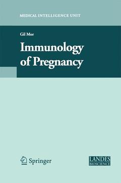 Couverture de l’ouvrage Immunology of Pregnancy