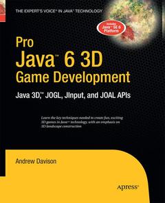 Couverture de l’ouvrage Pro Java 6 3D Game Development