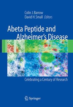 Couverture de l’ouvrage Abeta Peptide and Alzheimer's Disease