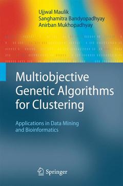 Couverture de l’ouvrage Multiobjective Genetic Algorithms for Clustering
