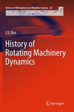 Couverture de l’ouvrage History of Rotating Machinery Dynamics
