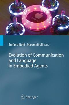 Couverture de l’ouvrage Evolution of Communication and Language in Embodied Agents
