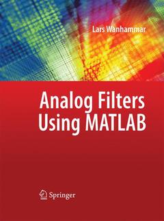 Couverture de l’ouvrage Analog Filters using MATLAB