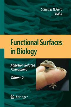 Couverture de l’ouvrage Functional Surfaces in Biology