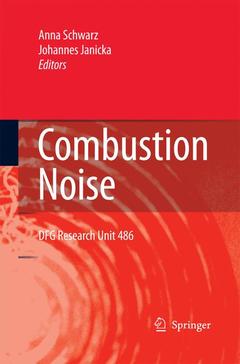 Couverture de l’ouvrage Combustion Noise