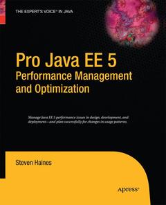 Couverture de l’ouvrage Pro Java EE 5 Performance Management and Optimization