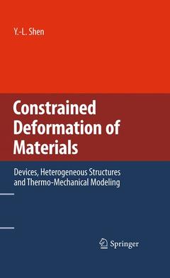 Couverture de l’ouvrage Constrained Deformation of Materials