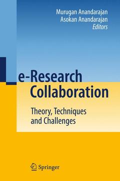 Cover of the book e-Research Collaboration
