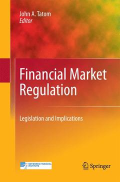 Couverture de l’ouvrage Financial Market Regulation