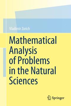 Couverture de l’ouvrage Mathematical Analysis of Problems in the Natural Sciences