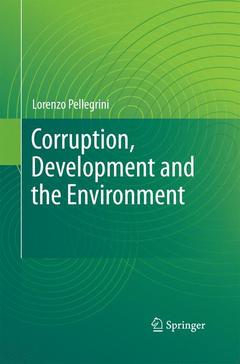 Couverture de l’ouvrage Corruption, Development and the Environment