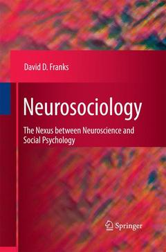 Couverture de l’ouvrage Neurosociology