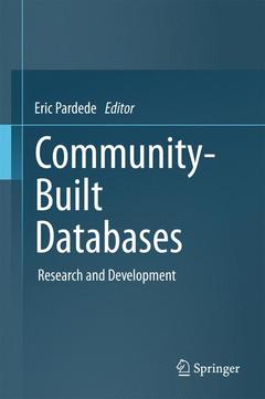 Couverture de l’ouvrage Community-Built Databases