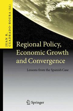 Couverture de l’ouvrage Regional Policy, Economic Growth and Convergence