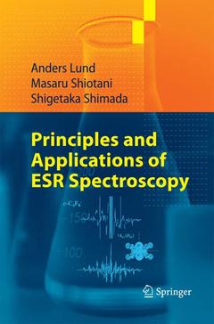 Couverture de l’ouvrage Principles and Applications of ESR Spectroscopy