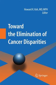 Couverture de l’ouvrage Toward the Elimination of Cancer Disparities