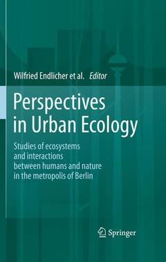 Couverture de l’ouvrage Perspectives in Urban Ecology