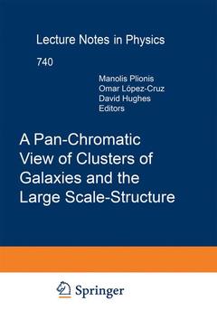 Couverture de l’ouvrage A Pan-Chromatic View of Clusters of Galaxies and the Large-Scale Structure