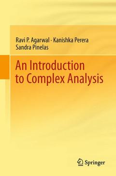 Couverture de l’ouvrage An Introduction to Complex Analysis