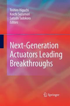 Cover of the book Next-Generation Actuators Leading Breakthroughs