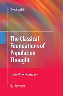 Couverture de l’ouvrage The Classical Foundations of Population Thought